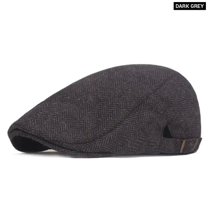 Retro Herringbone Sboy Cap / Hat For Men