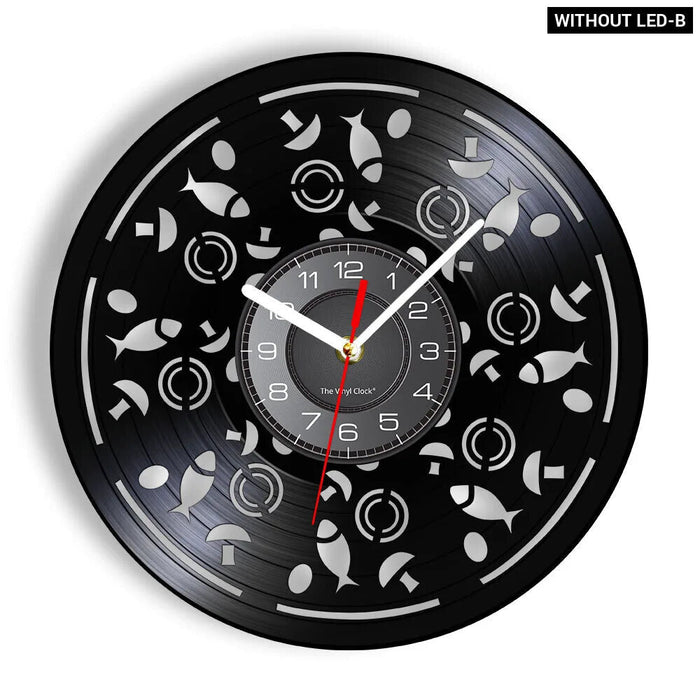 Modern Pizza Kitchen Wall Clock