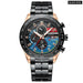 Fashion Stainless Steel Chronograph Quartz Wristwatches