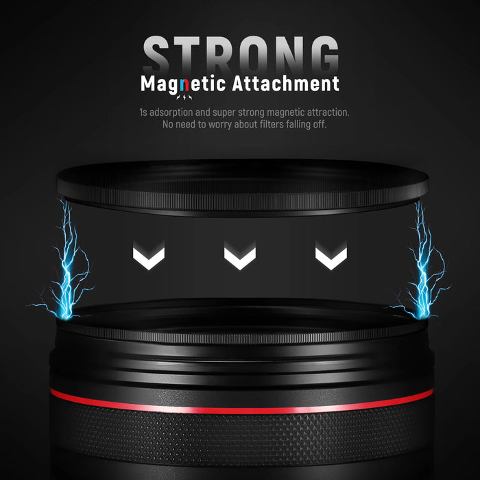 5 In 1 Magnetic Nd Lens Filter Set Black Diffusion Soft Gnd8/Nd8/Nd64 Magnetic Adapter Ring Hd Optical Glass