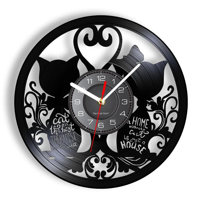 Cat Lovers Housewarming Wall Clock