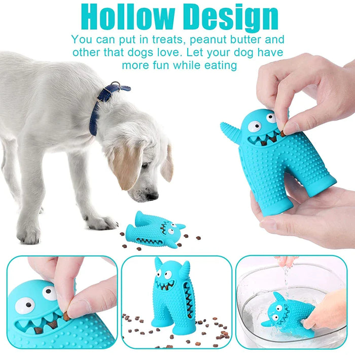 Tough Squeaky Dog Toy Natural Rubber