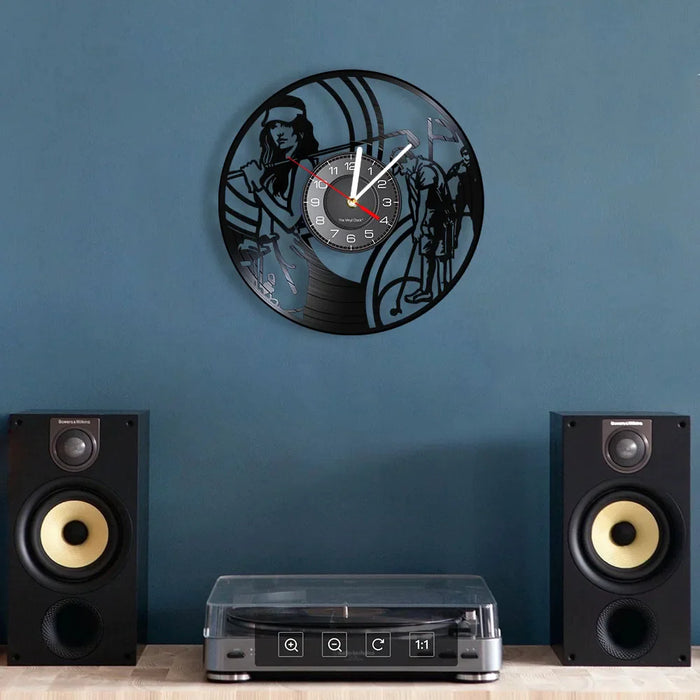 Vinyl Record Golf Wall Clock