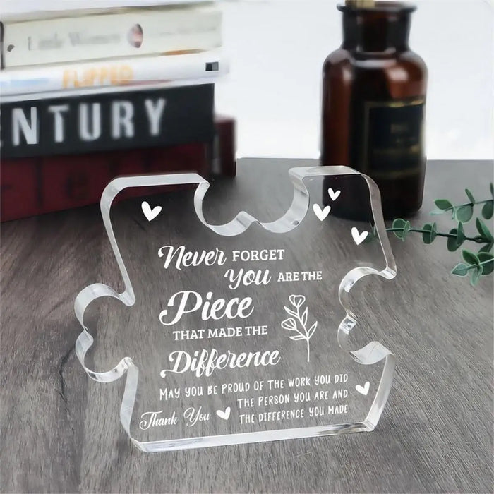 Women's Farewell Gift For Colleagues Office Table Sign