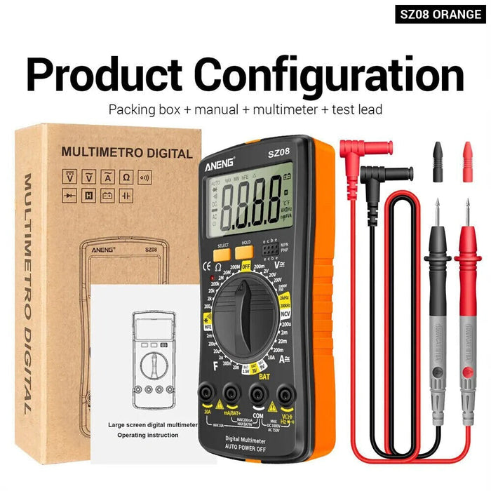 Aneng Sz08 Digital Multimeter