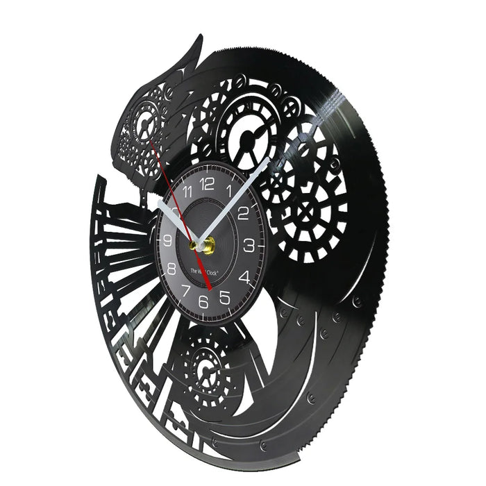 Exotic Reptile Vinyl Record Wall Clock