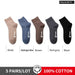 5 Pairs Cotton Mens Dress Socks