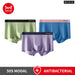 3 Piece Antibacterial Modal Mens Boxers