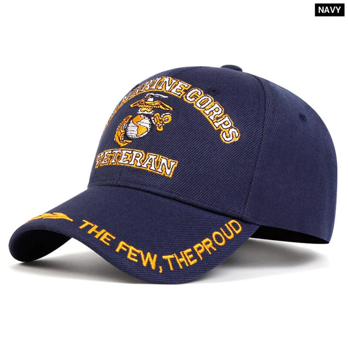 Embroidered Veteran Baseball Cap / Hat For Outdoor Wear