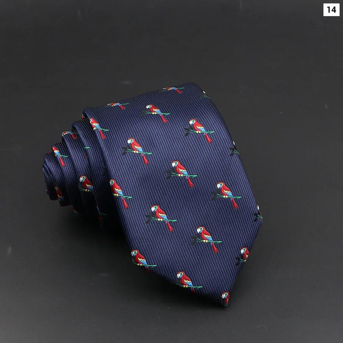 Cartoon Animal Tie For Weddings And Parties