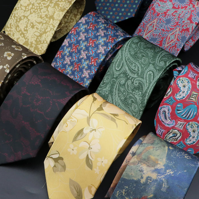 Super Soft Silk Ties Mens Fashion 7cm Necktie For Wedding