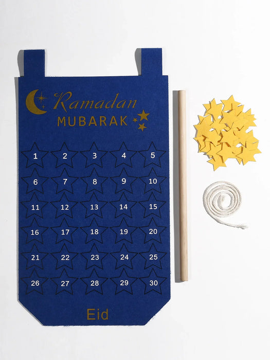 Ramadan Wall Tapestry Felt Moon Decor For Eid Party