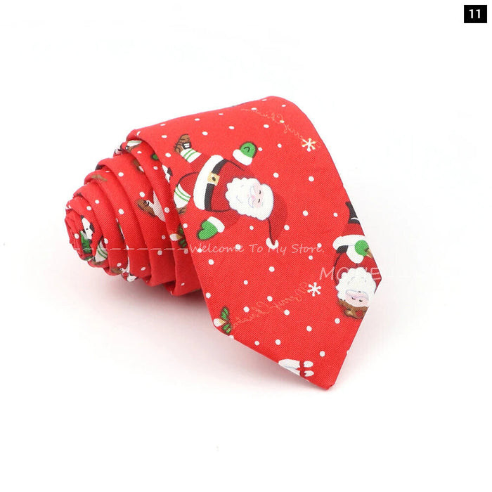 Christmas Cotton Ties For Men Festive Neckwear For Weddings Parties And Gifts