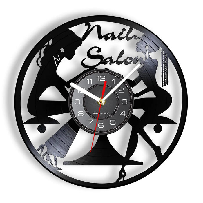 Manicure And Pedicure Salon Wall Clock