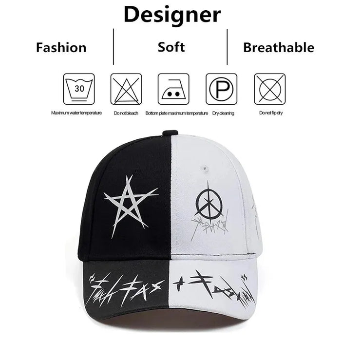 Graffiti Print Baseball Cap / Hat For All Seasons