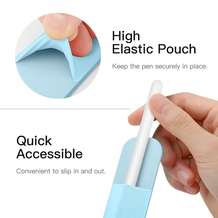 Pencil Holder for Apple Pencil 1st/2nd Generation Elastic Pencil Sleeve Pouch Case Accessories Design for Apple Pencil 1st