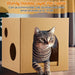 Cat Cardboard House Indoor Scratching Box