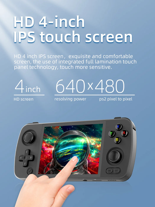 Retro Handheld Game Console 4.0 Ips Touch Screen Android 12 128g Tf 3172 Games