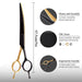 Dog Grooming Scissors Comb Set Professional Stainless Steel