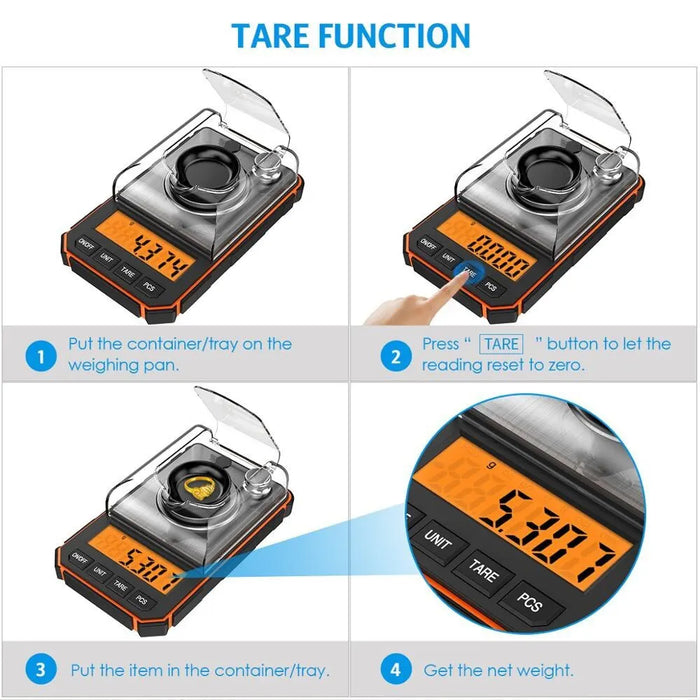 50g Black Electronic Scale For Gold Jewelry