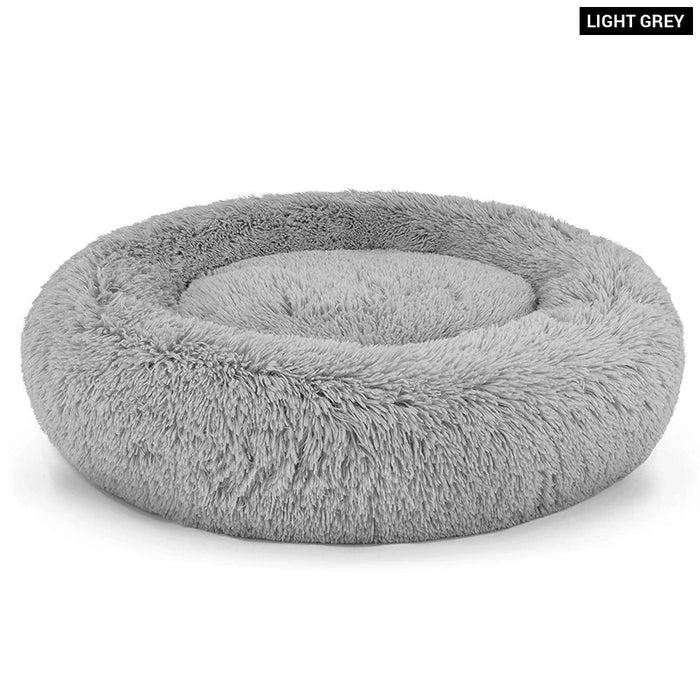 Super Soft Kennel Round Fluffy Warm Sleeping Cushion Mat For Cat Dog