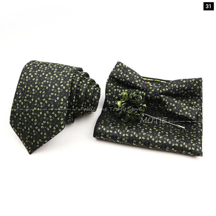 Classic Plant Tie Set For Weddings And Daily Wear