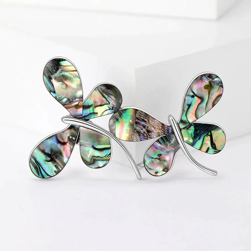 Abalone Shell Butterfly Brooch Fashion Jewelry Accessory