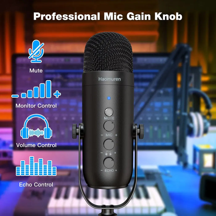 Studio Quality Usb Podcast Microphone Kit