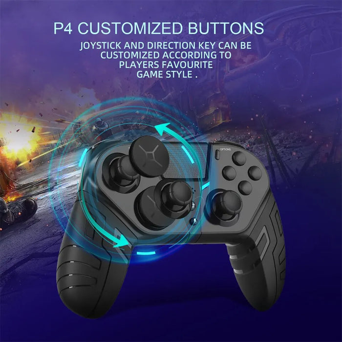 Wireless Dual Vibration Gamepad For Ps4 Console