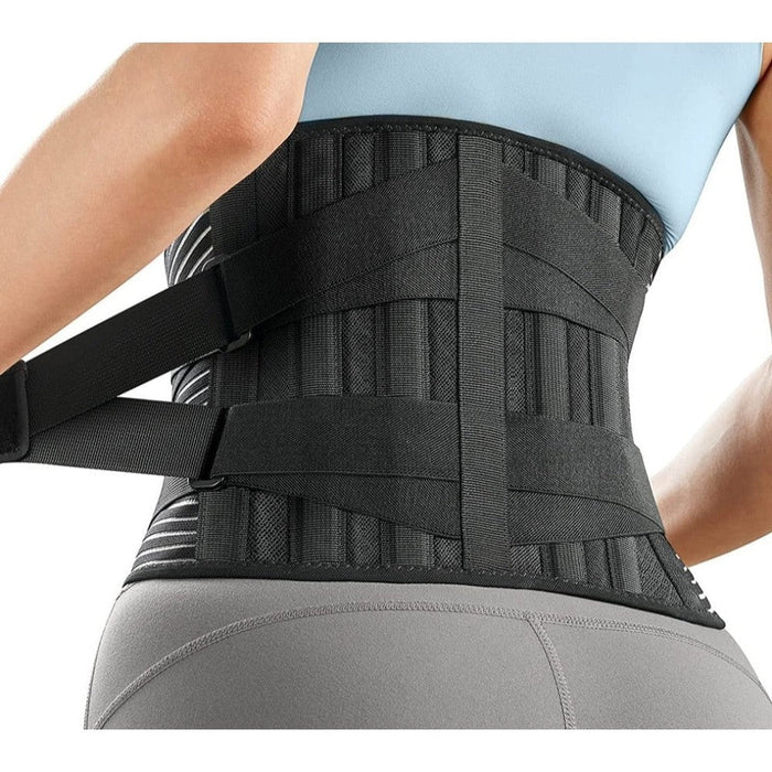 Breathable Lower Back Brace Support Belt Pain Relief for Herniated Disc