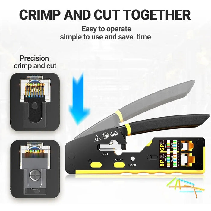 3 In 1 Rj45 Network Crimper