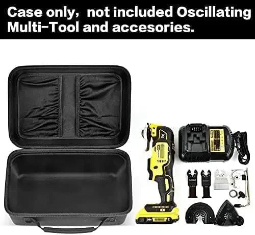 Hard Case For Dewalt 20V Max Xr Oscillating Multi Tool Dcs354B/Dcs356B Large Storage Box