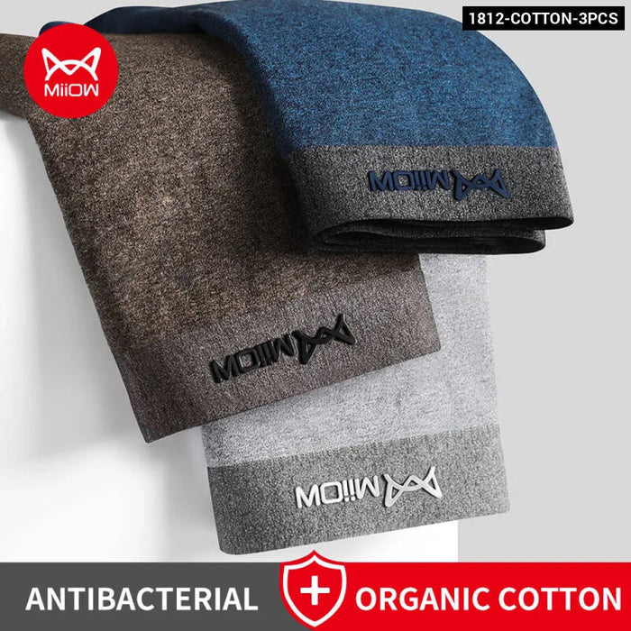 Pack Of 3 Antibacterial Cotton Boxer Shorts For Men