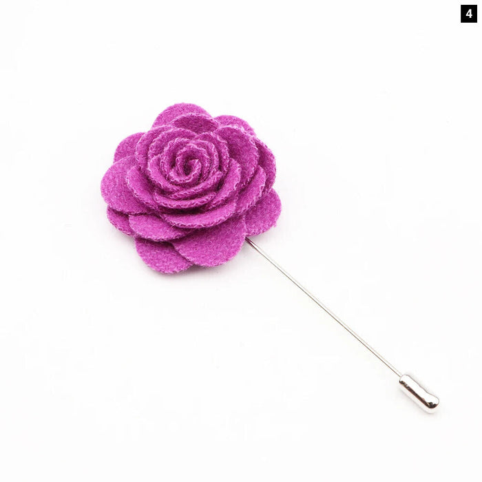 Handmade Romantic Flower Brooch 34 Colours