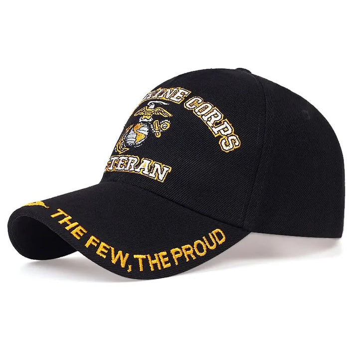 Embroidered Veteran Baseball Cap / Hat For Outdoor Wear