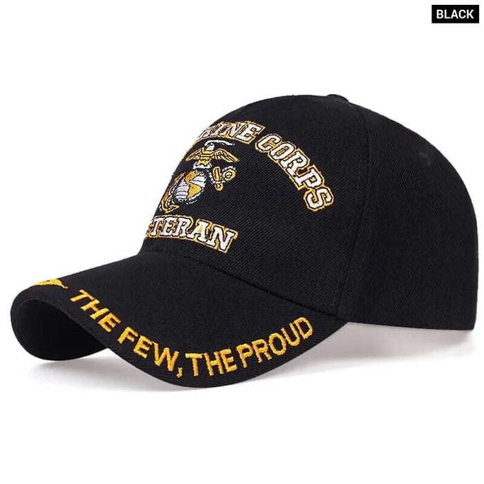 Embroidered Veteran Baseball Cap / Hat For Outdoor Wear