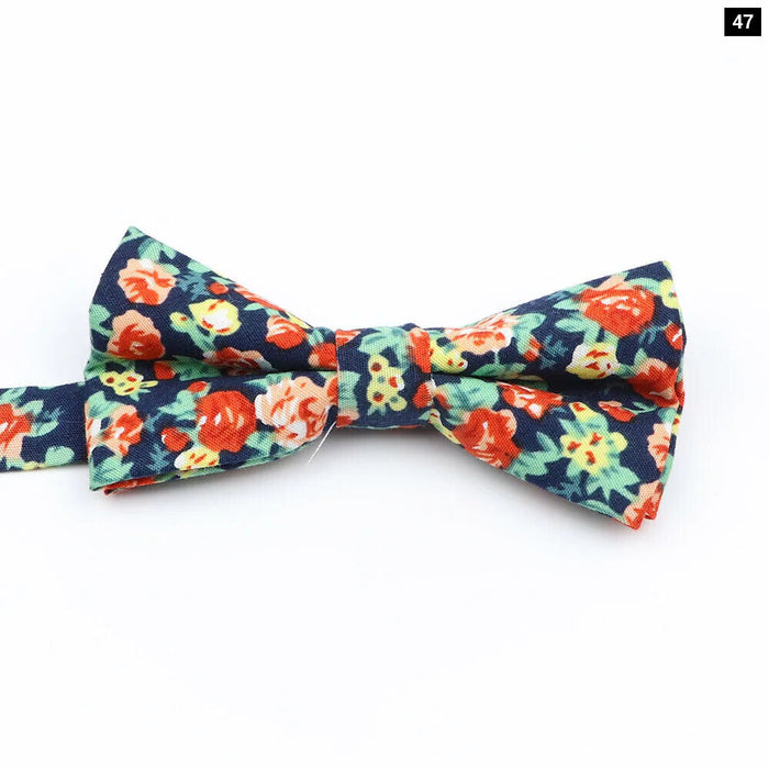 Colourful Floral Bow Ties Fashionable And Fun For Kids