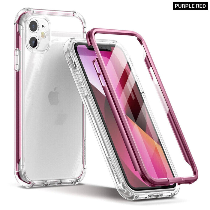 Iphone 11 Case Full Body Protection With Built In Screen Protector Shockproof Rugged Cover 6.1