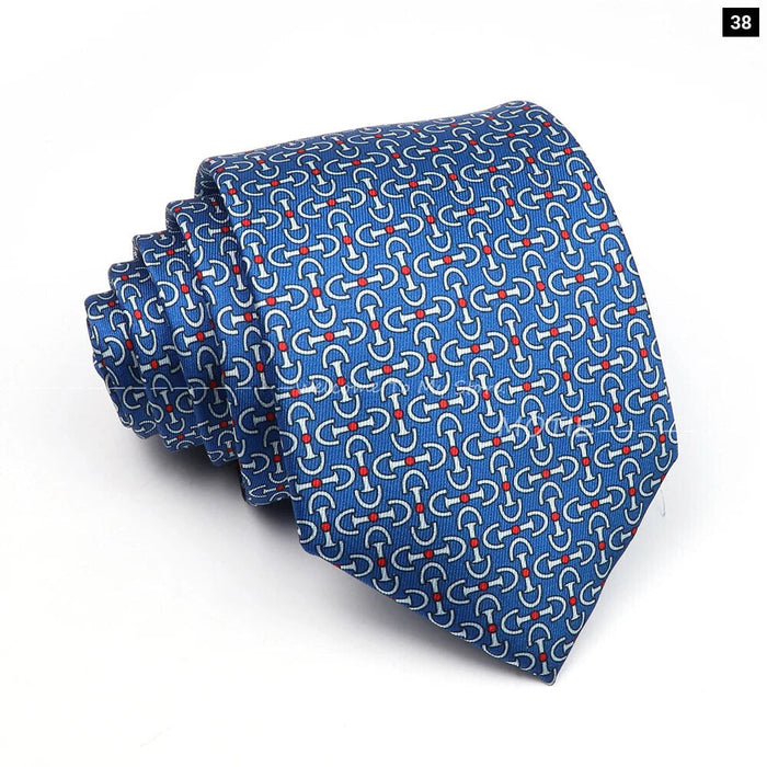 Blue Paisley Necktie For Weddings And Daily Wear