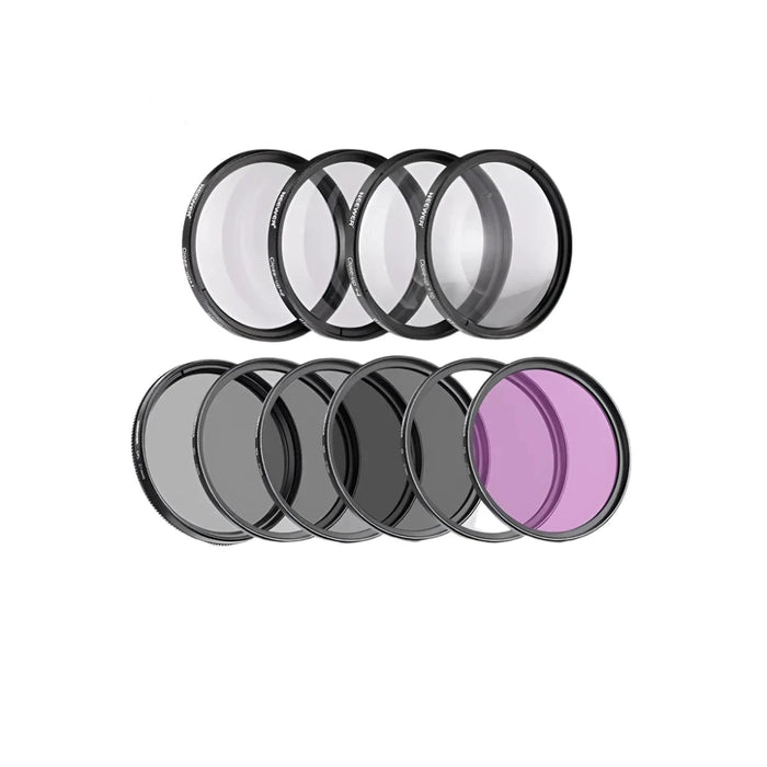 5 In 1 Filter And Lens Kit Nd/Cpl/Uv/Fld Filters Close Up Filters Tulip Lens Hood