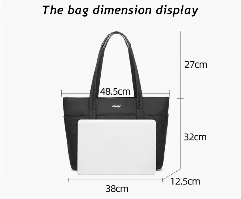 For Macbook Womens 15.6 Inch Shoulder Handle Portable Tote Case Laptop Bag