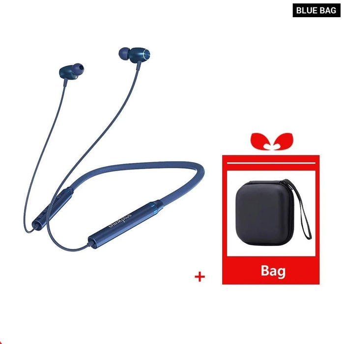 Wireless Bluetooth 5.0 He05X Waterproof Hifi Sound Magnetic Neckband 8H Sports Earphones