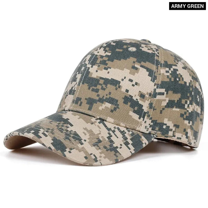 Adjustable Camo Baseball Cap / Hat For Outdoor Wear