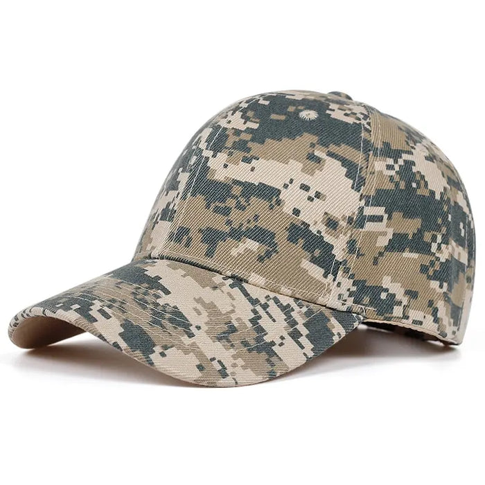 Adjustable Camo Baseball Cap / Hat For Outdoor Wear