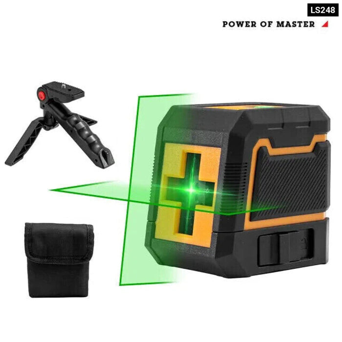 Hilda 2 Line Laser Level Self Leveling Green Laser Beam