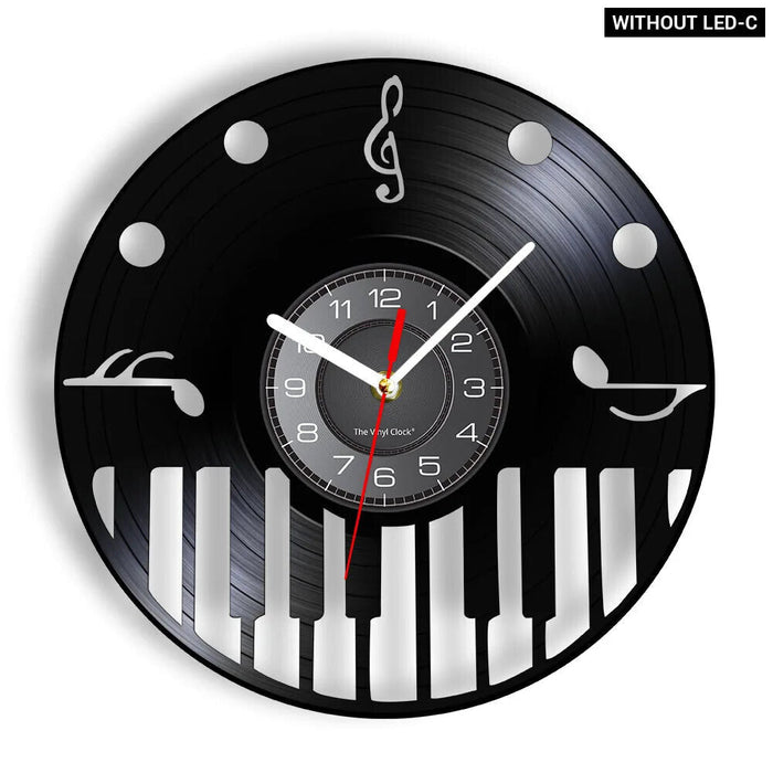 Musical Instrument Vinyl Wall Clock