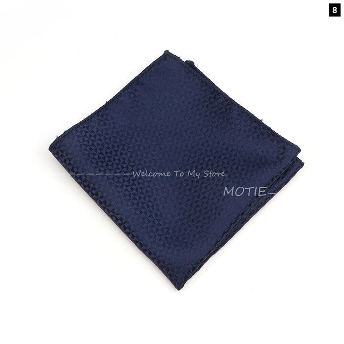 Purple Striped Handkerchief Mens Tuxedo Accessory