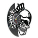 Royal Skull Crown Vinyl Record Wall Clock