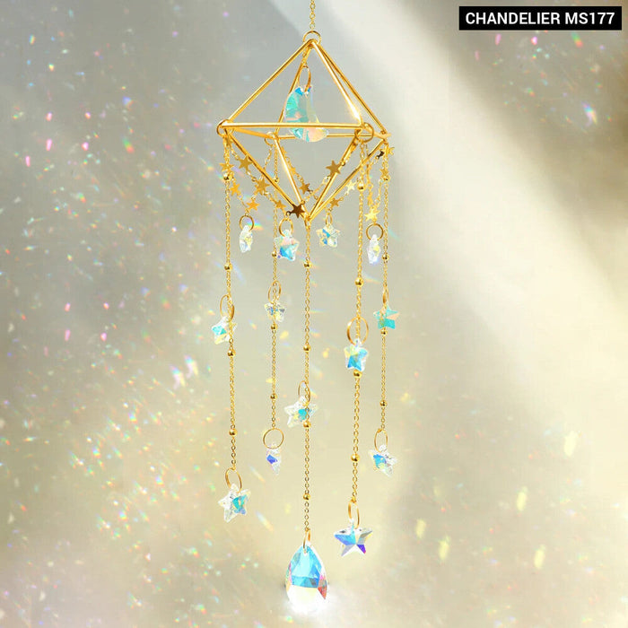 Crystal Teardrop Chandelier Sun Catcher