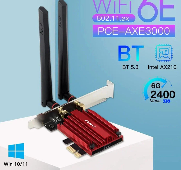 High Speed Tri Band Wifi 6e Adapter For Win 10/11